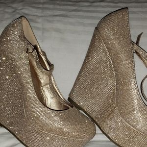 sparkly heels 8 inch height
